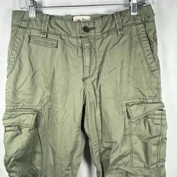 Ralph Lauren Polo Jeans green capri womens size 6 cotton cropped casual - Picture 3 of 9